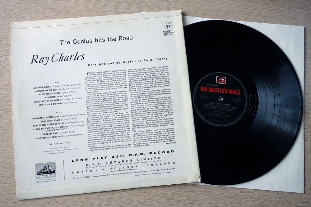 Ray Charles - The Genius Hits The Road - 1960 UK Mono LP фото 7