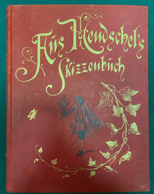 Альбом рисунков "Ans A Hendschel's Skizzenbuch" Альберт Хендшель, Германия, Франкфурт, 189