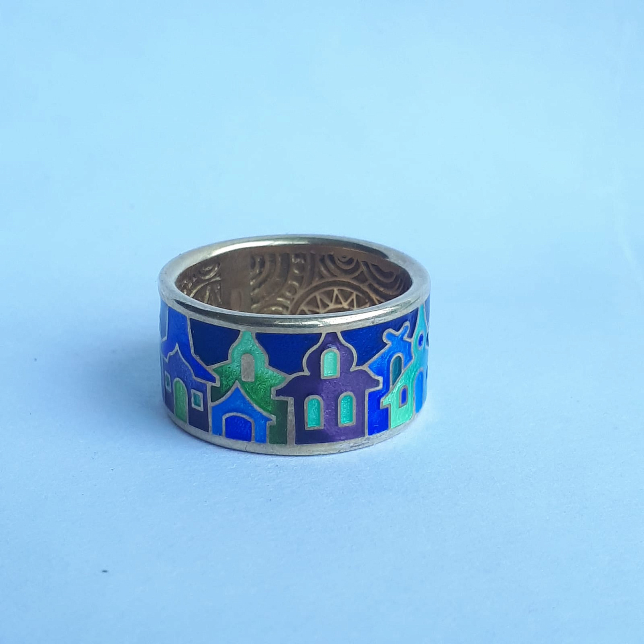 Ювелирное украшение серебряное кольцо 925 пробы позолота Мармелад фото 4