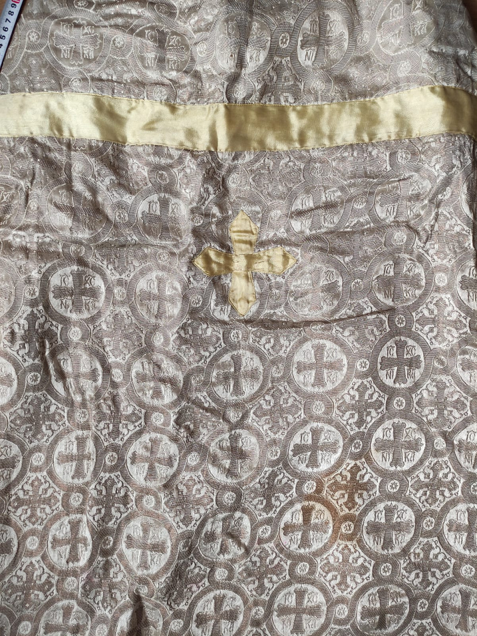 риза священника, серебряная нить, коллекционная, 19 век фото 3
