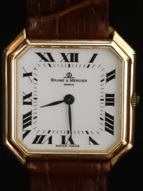 золотые женские наручные часы BAUME & MERCIER, Швецария