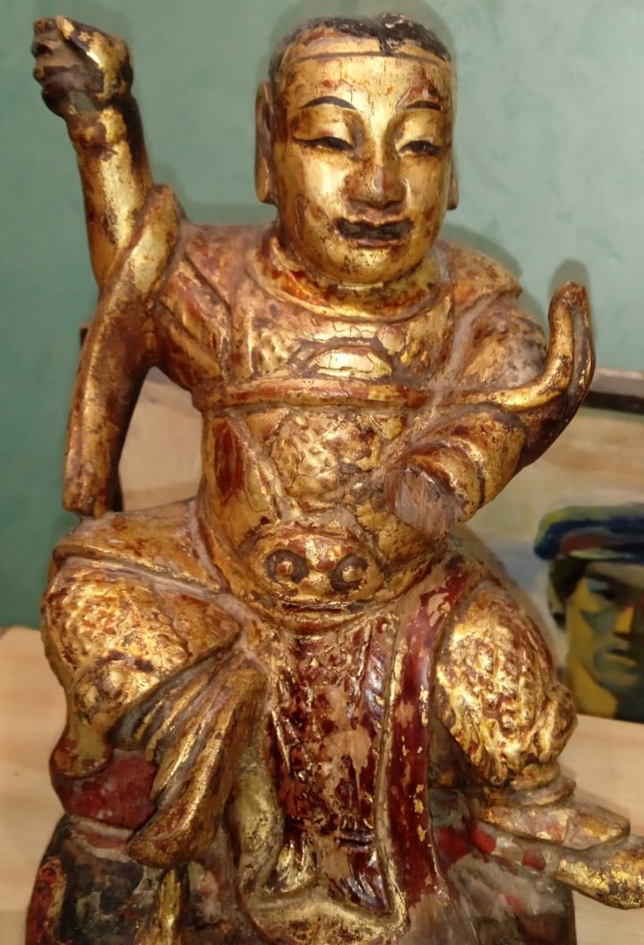 деревянная статуэтка Будда, 18 век