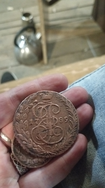 Монета 1789г 5 копеек