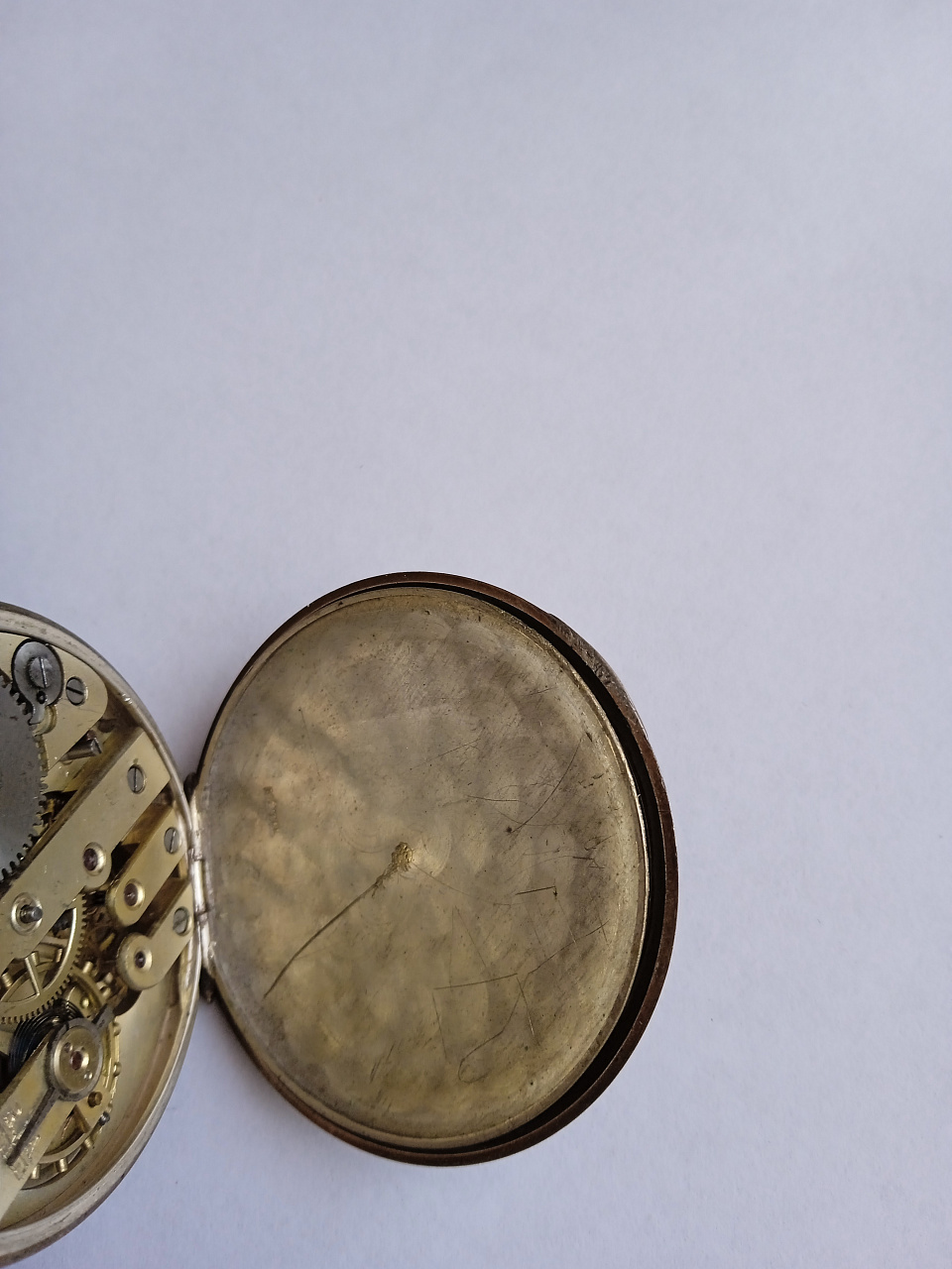 часы карманные  старинные серебро 800 пр Германия подписные фото 6