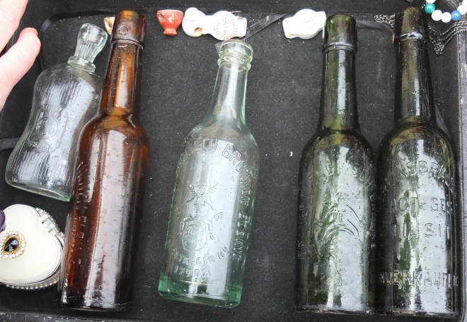 пивные бутылки немецкие , довоенный период и период ВОВ,трофейные, из окопов