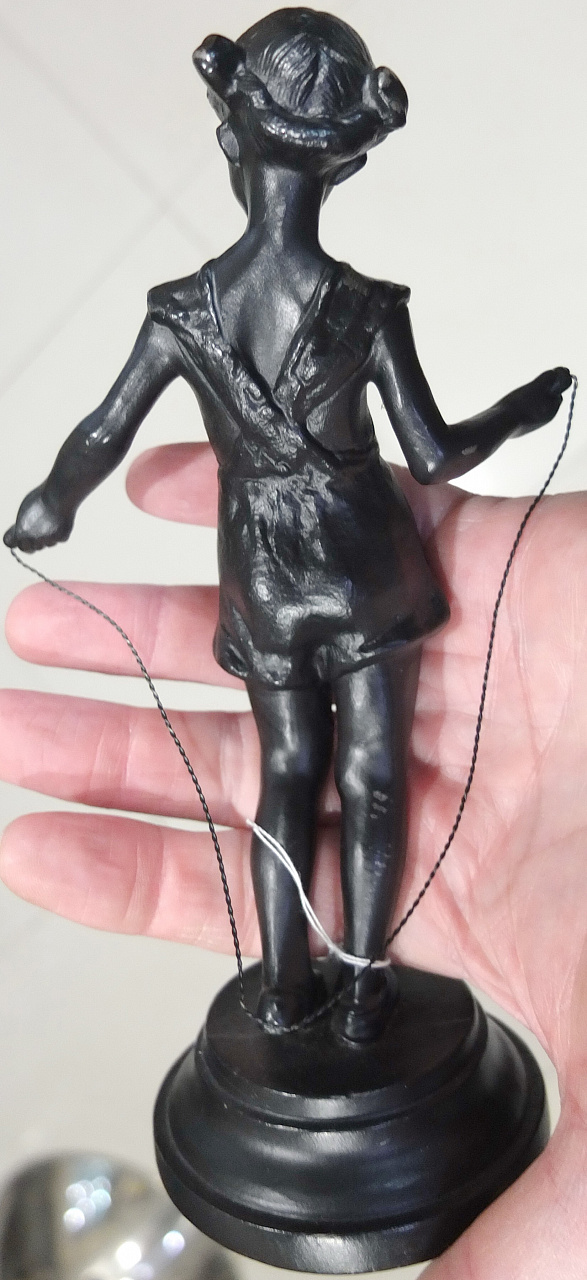 чугунная статуэтка Девочка со скакалкой, Касли фото 5