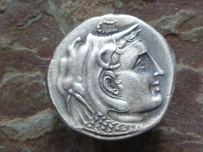 Птолемей I Сотер. Как сатрап, 323-305 до н. э. AR Тетрадрахма (13,35 гр.27 мм,СЕРЕБРО 100%