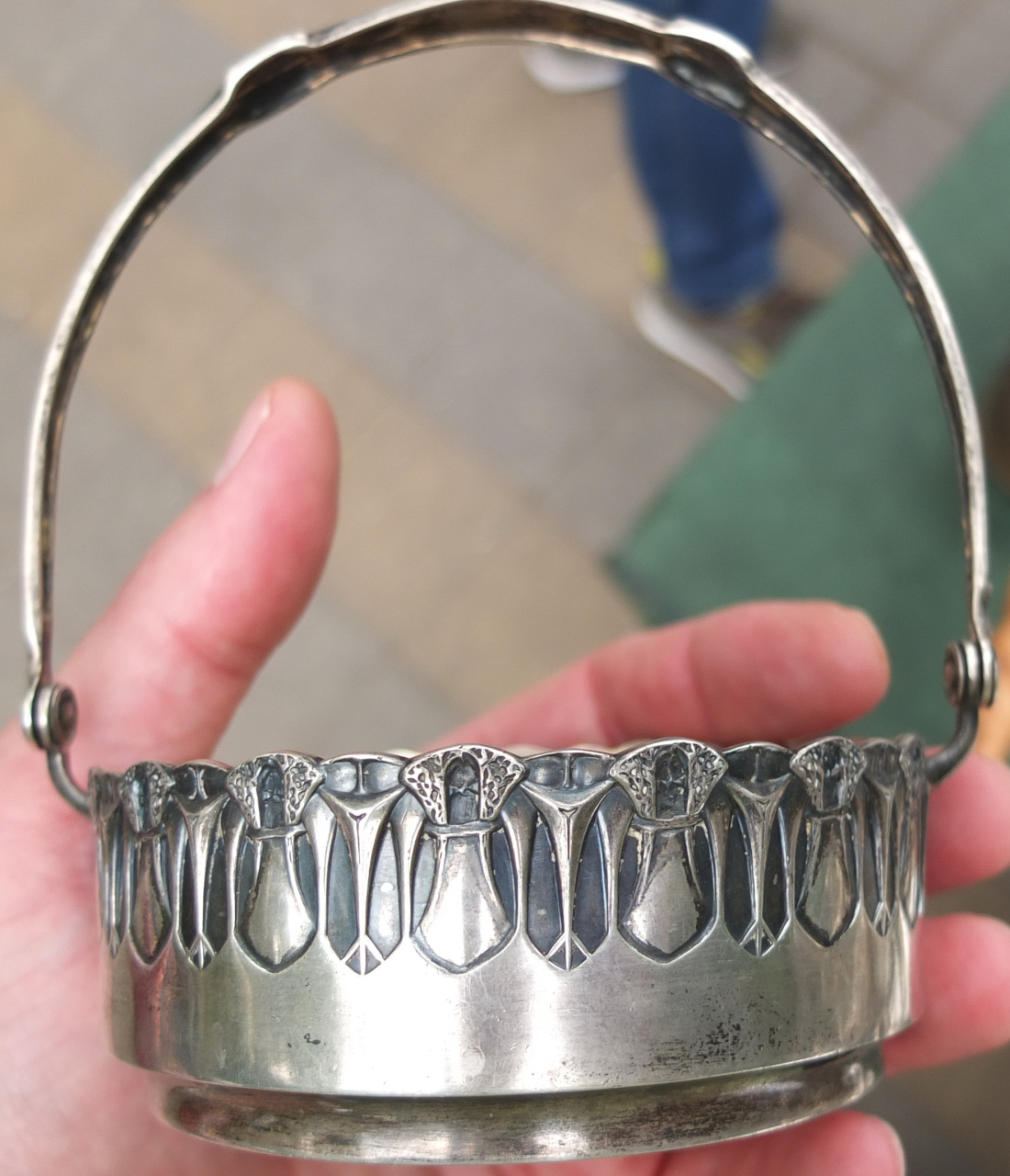 серебряная конфетница Братья Грачёвы, серебро 84 проба