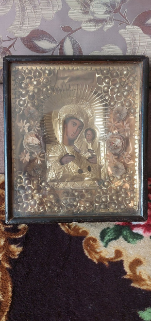 Икона Казанской Божией матери 17 века