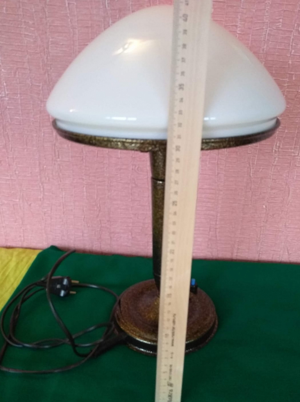 лампа настольная сталинская, 1954 год фото 2