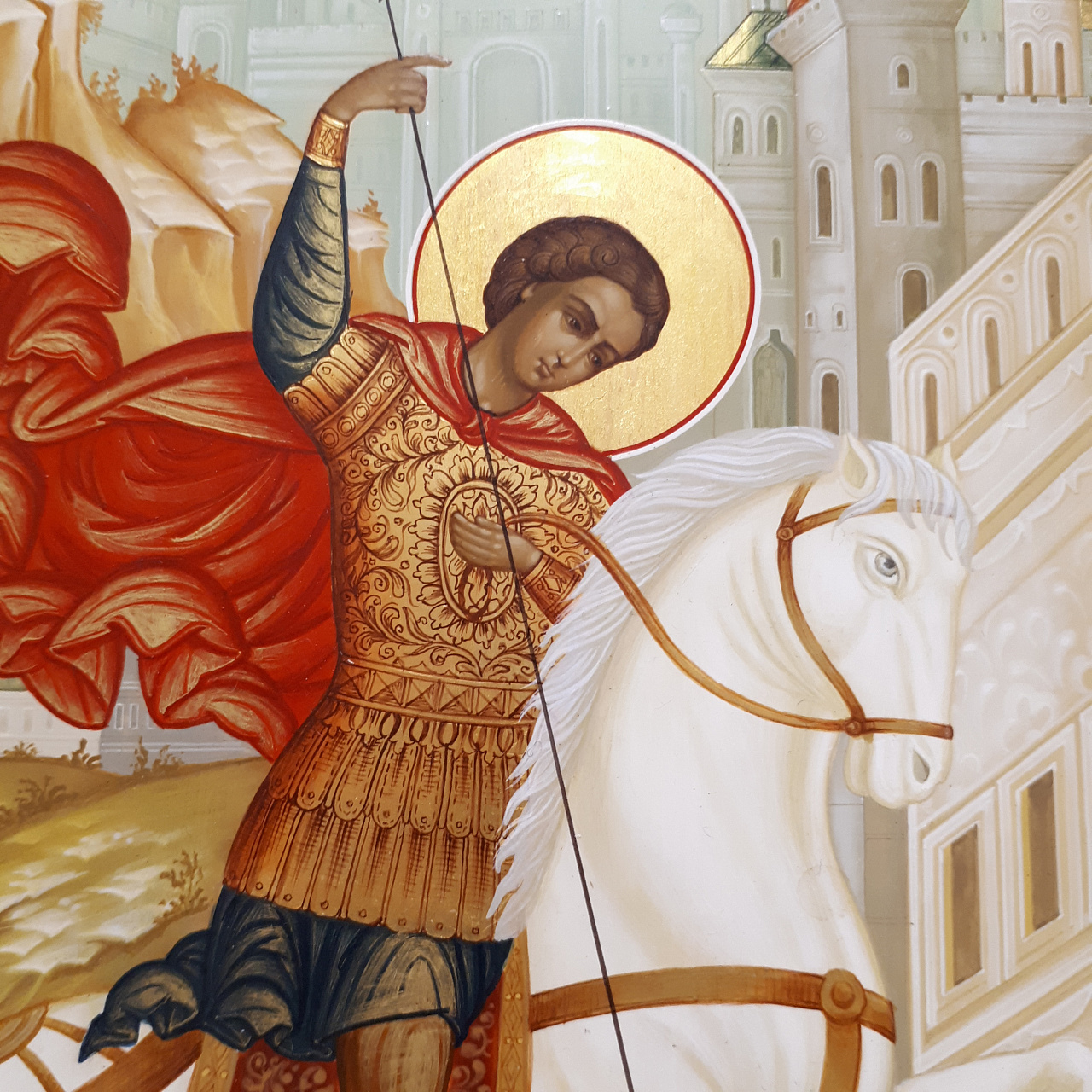 Икона Чудо Георгия о змие. Георгий Победоносец фото 2