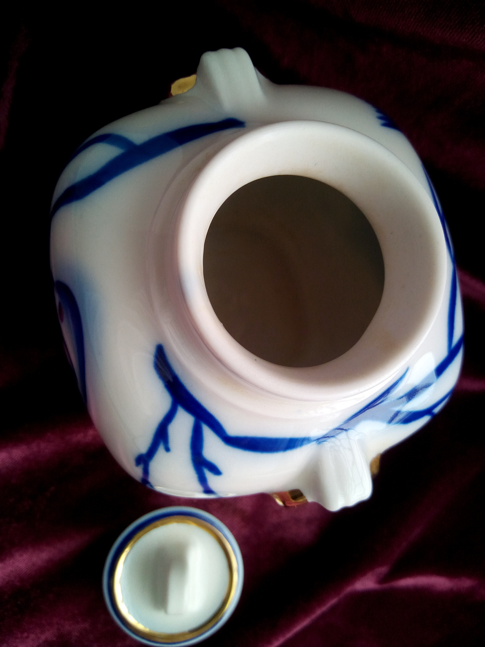 Фарфоровая чайница ,сахарница "ЛФЗ "до 1991года СССР. фото 5