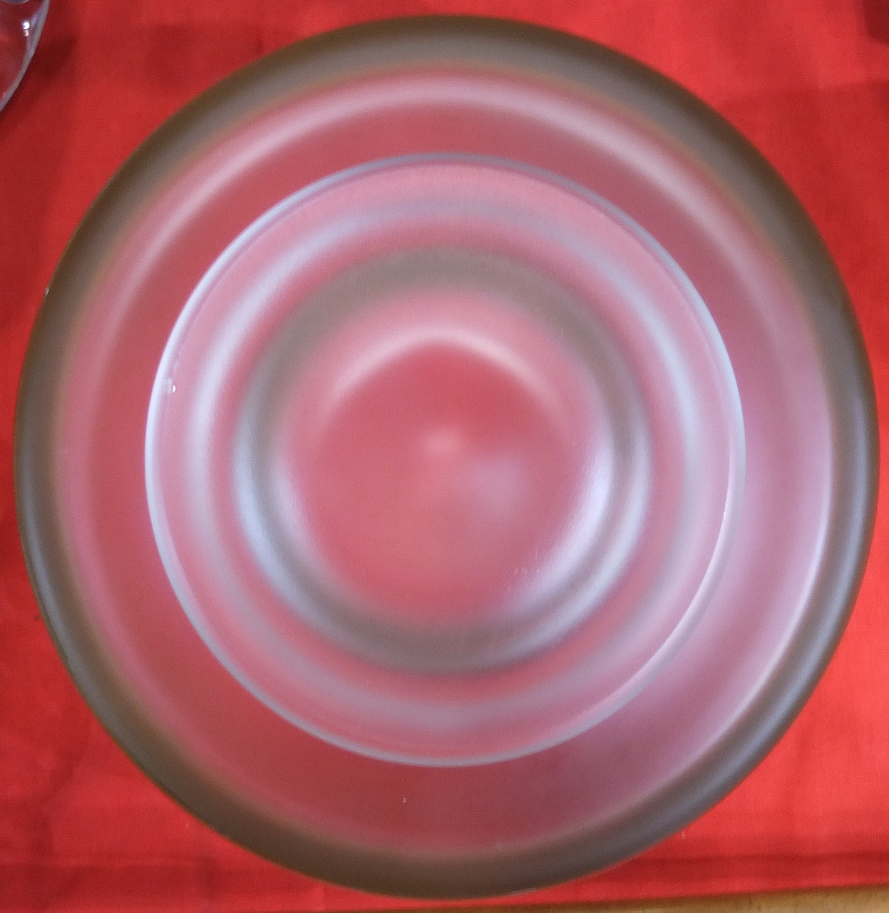 конфетница Всадники, цветное стекло, роспись золотом фото 8