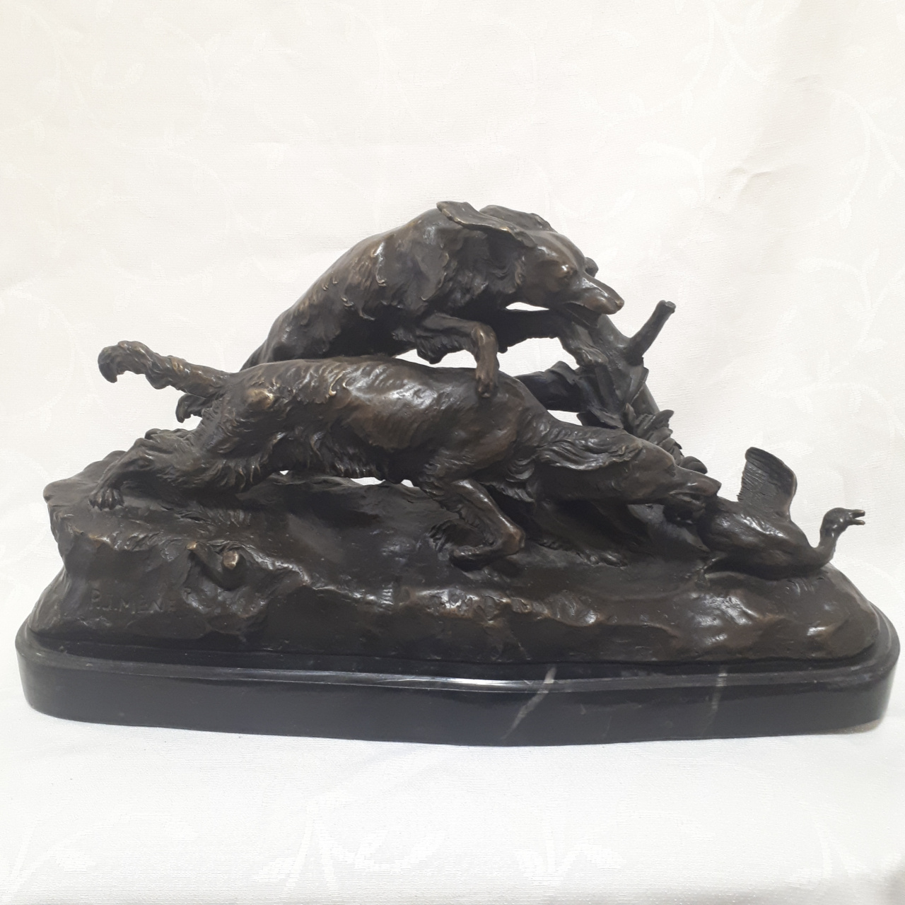 Бронзовая скульптура Охота Р.J. Mene ( Мене Пьер Жюль)