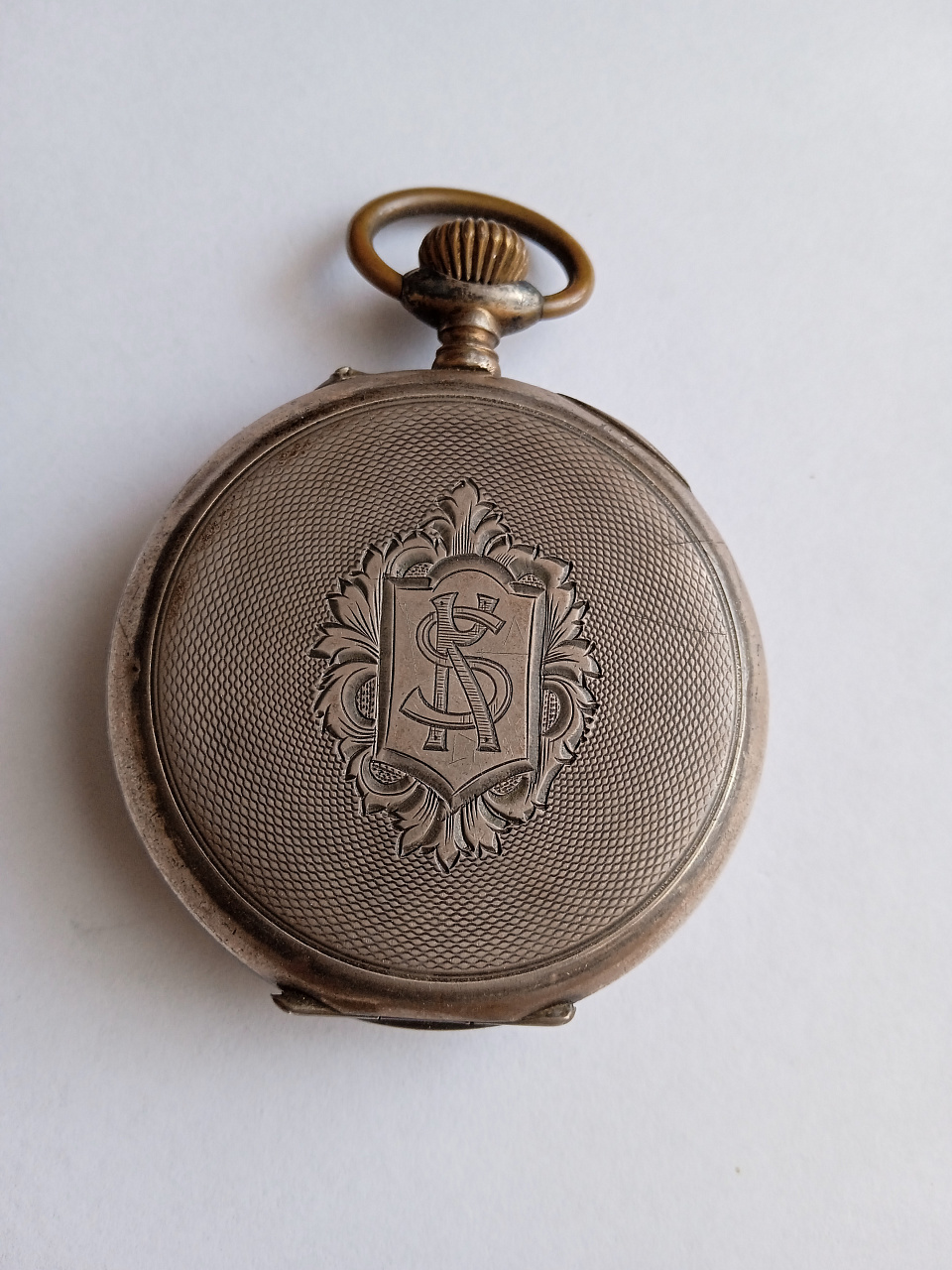 часы карманные  старинные серебро 800 пр Германия подписные фото 2