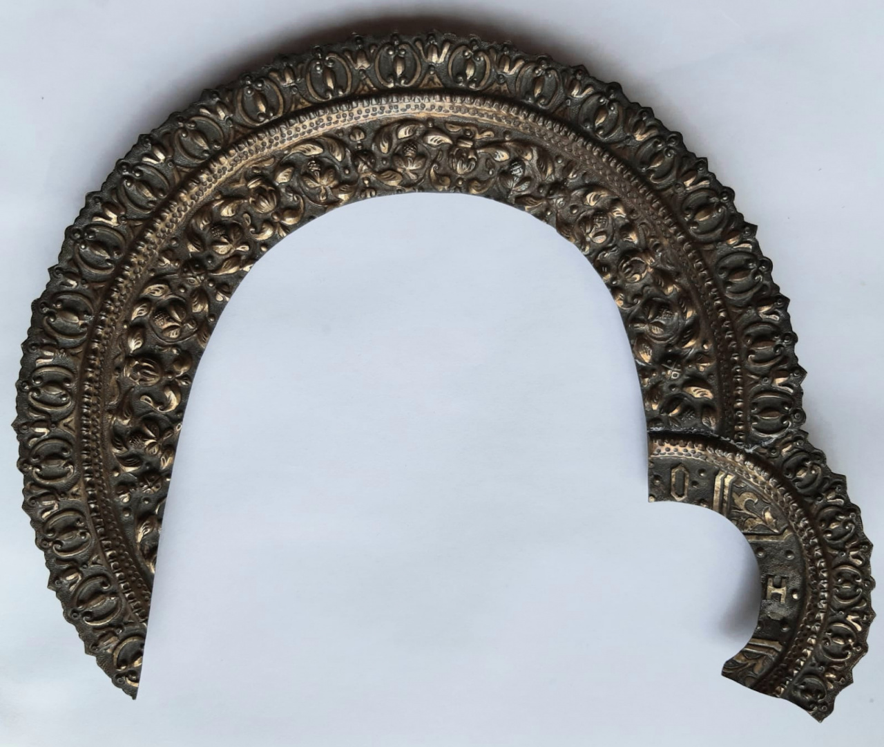 Венец серебряный на икону Казанской иконы Божией Матери