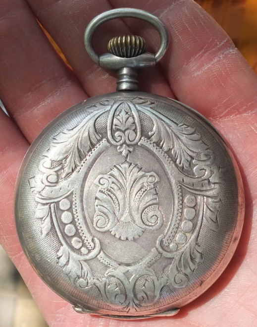серебряные часы Петровские, серебро 84 проба, Императорская Россия
