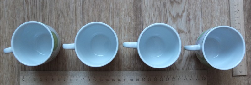 фарфоровые чашки кофейные, 4 шт фото 3