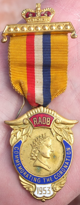 английская медаль В память коронации Елизаветы, 1953 год, Англия