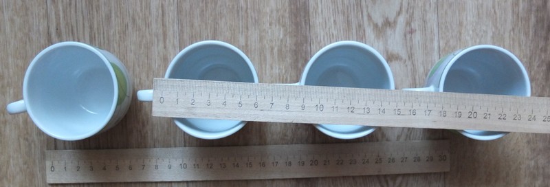 фарфоровые чашки кофейные, 4 шт фото 4
