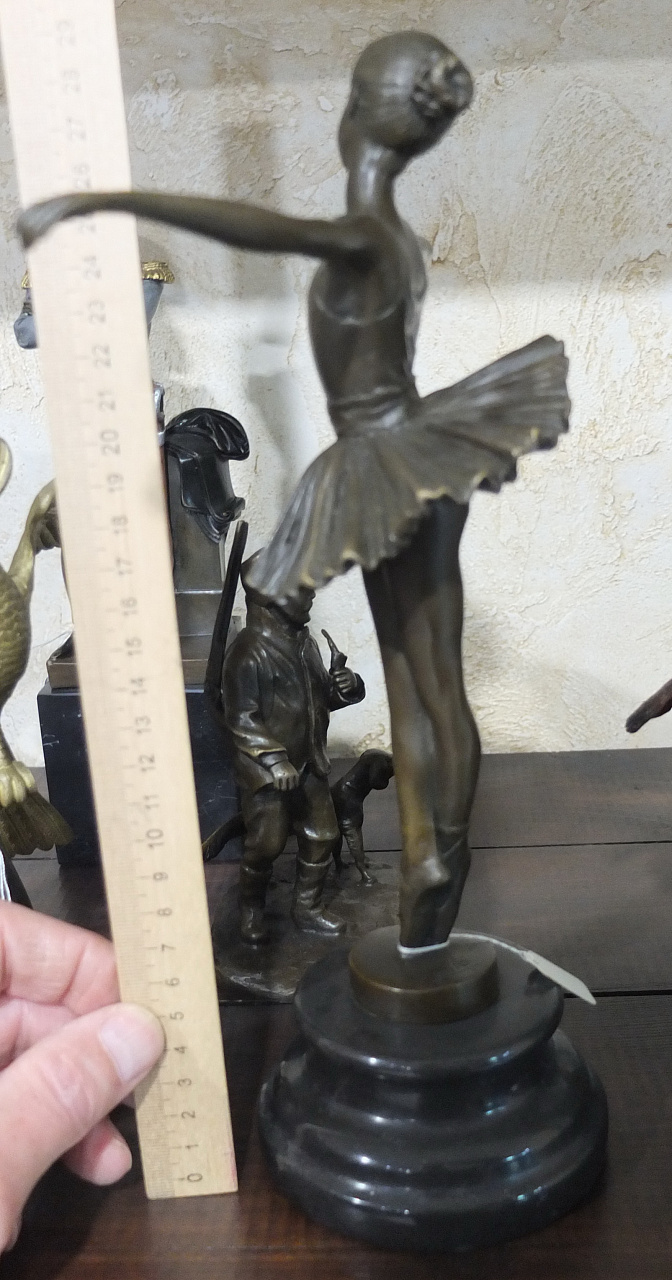бронзовая статуэтка Балерина фото 3