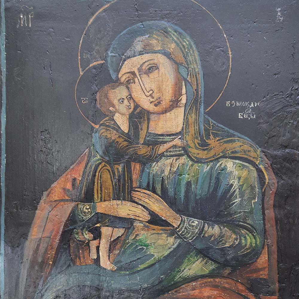 Владимирская икона Божией Матери, 19 век