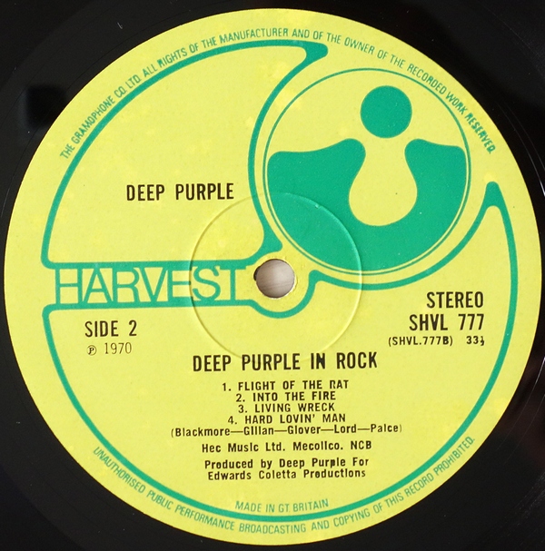 Deep Purple - In Rock 1970 Uk Orig. LP фото 5