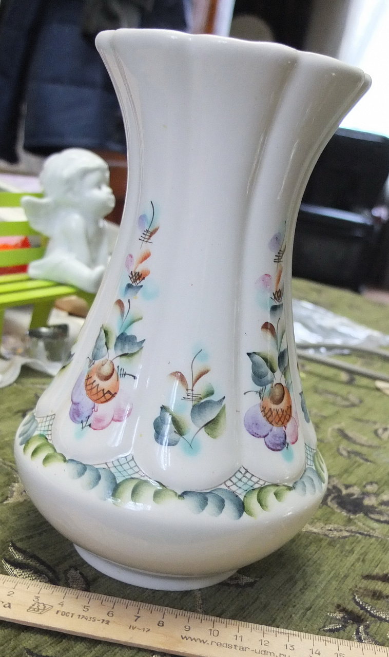 ваза керамика, Каракоры, авторская, старая фото 7