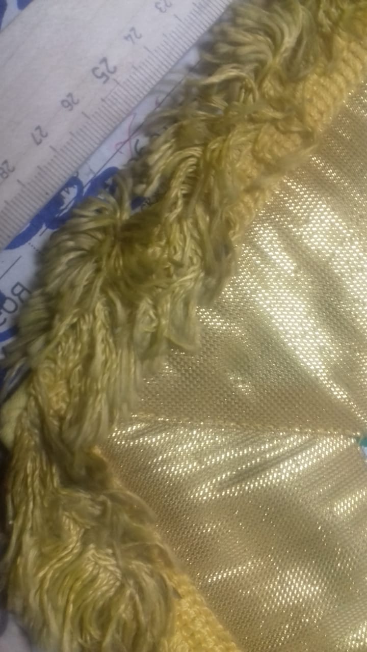 фартуки церковные, золотая нитка, ручное шитьё золотой ниткой фото 8