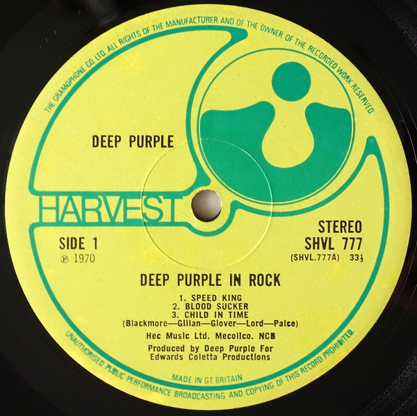 Deep Purple - In Rock 1970 Uk Orig. LP фото 4