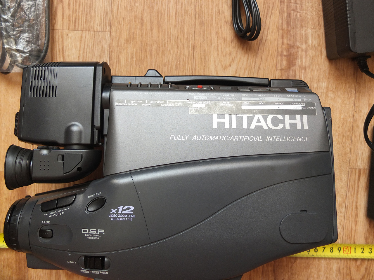 видеокамера Hitachi , винтаж , коллекционная, рабочая фото 4